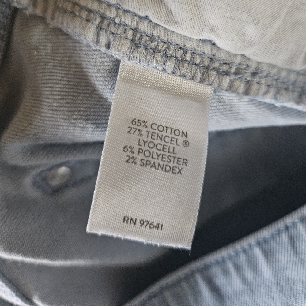 CLEARANCE!!! J.Jill Light Blue Authentic Fit Cropped Jean Size 12 - Picture 10 of 13